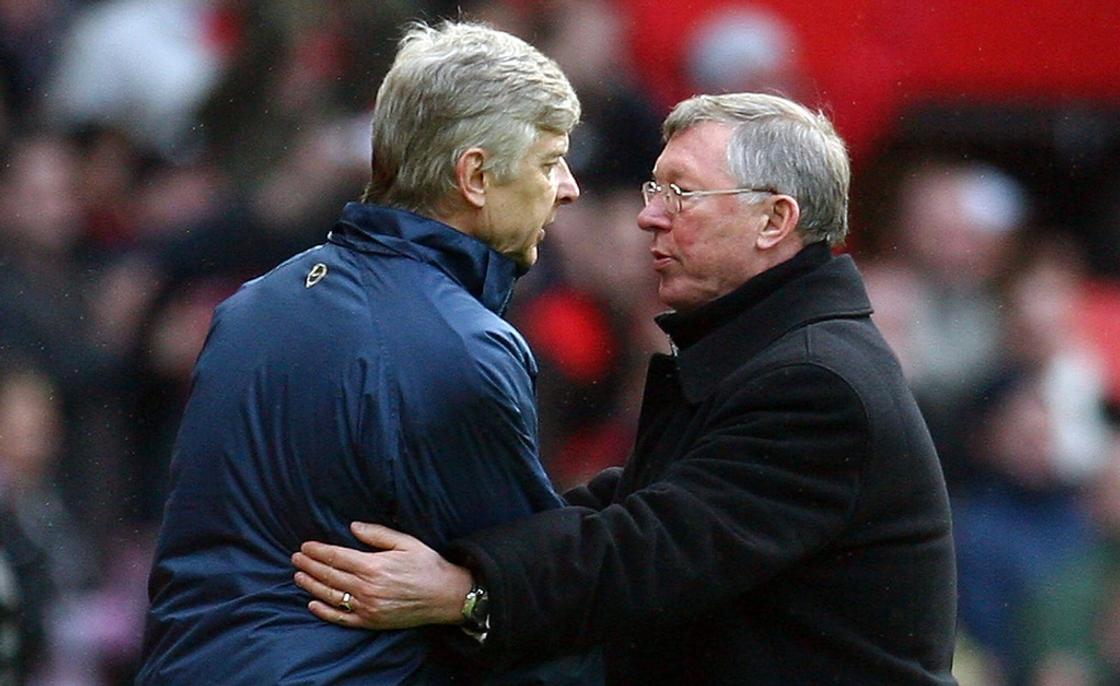Former Manchester United manager Alex Ferguson (right) went toe to toe with ex-Arsenal boss Arsene Wenger for many years