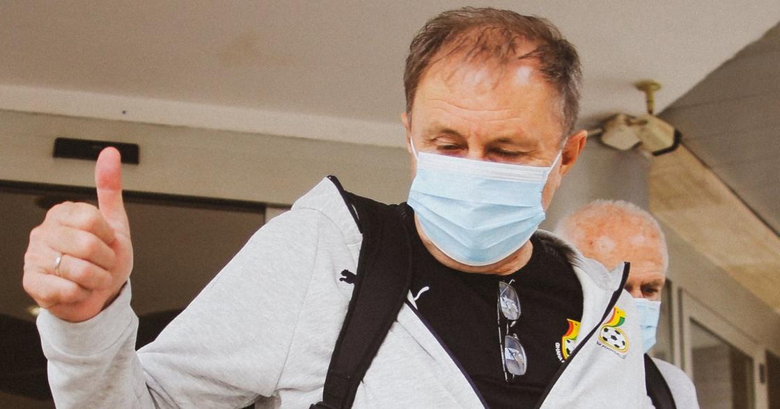Black Stars coach Milovan Rajevac during his time with the national team. SOURCE: Twitter/ @ghanafaofficial
