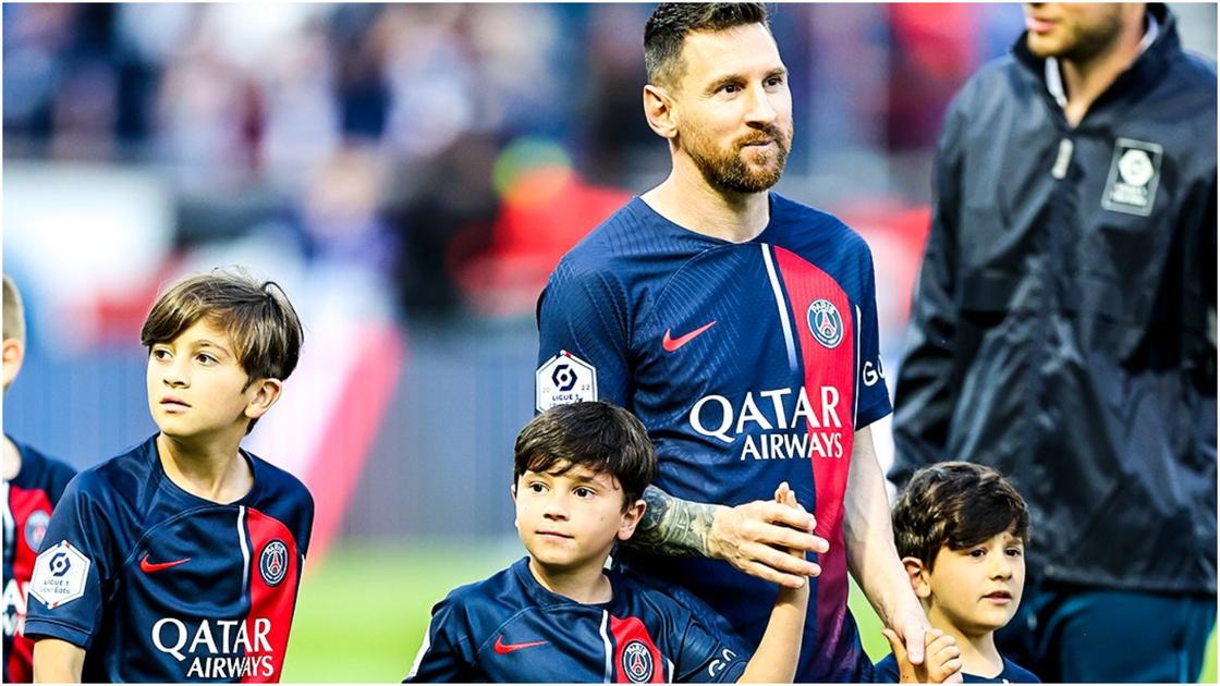 Lionel Messi, PSG, Paris, France, Thiago, Mateo, Ciro.