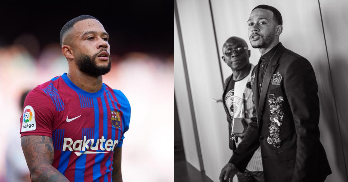 Memphis Depay shares first time photos of his Ghanaian father and Dutch  mother together