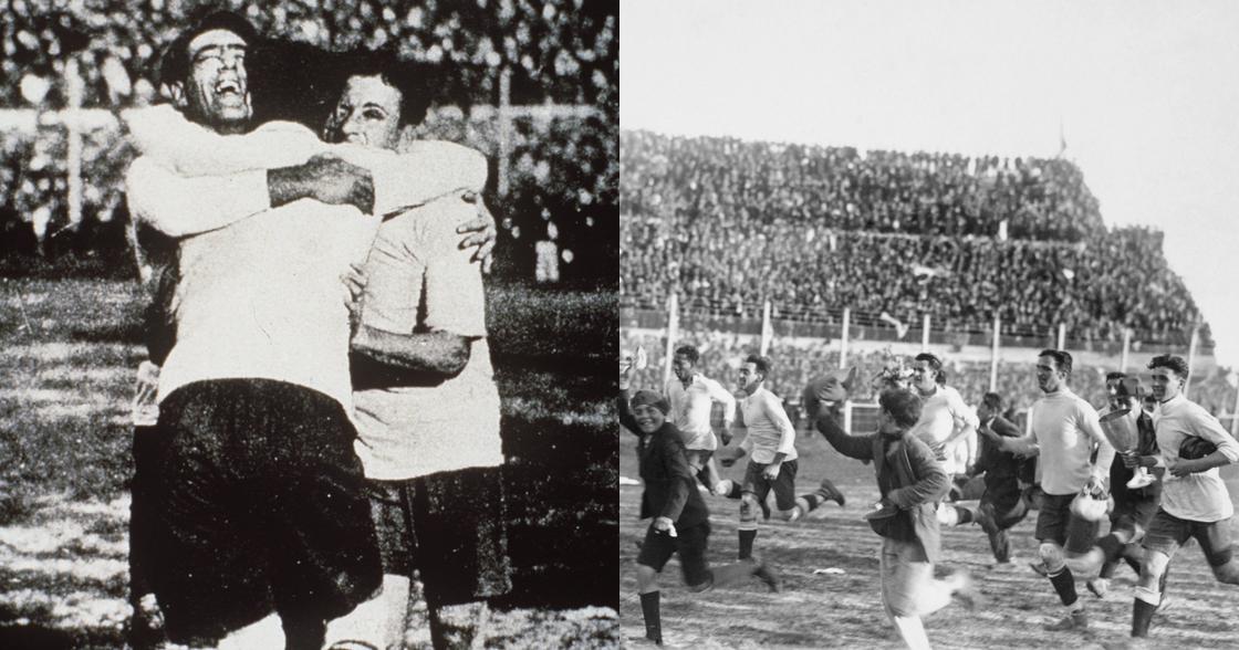 Which country held the first World Cup game?