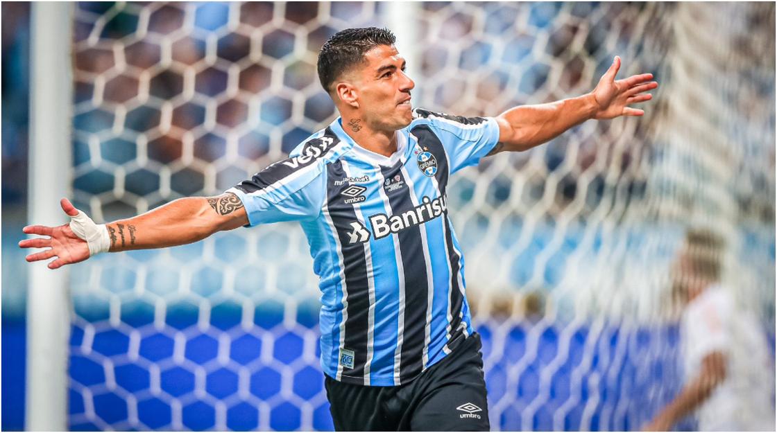 Luis Suarez scored Gremio's game-winning goal in his farewell for