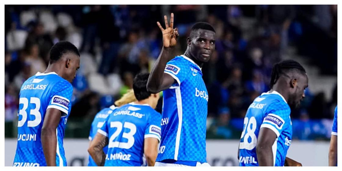 Super Eagles striker scores unbelievable hat-trick as he takes his tally 9 in the new season