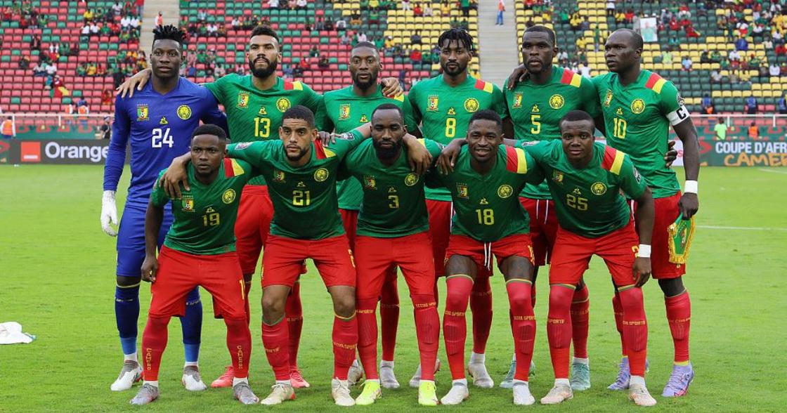 Cameroon national team at the Africa Cup of Nations. Credit: @CAF_Online