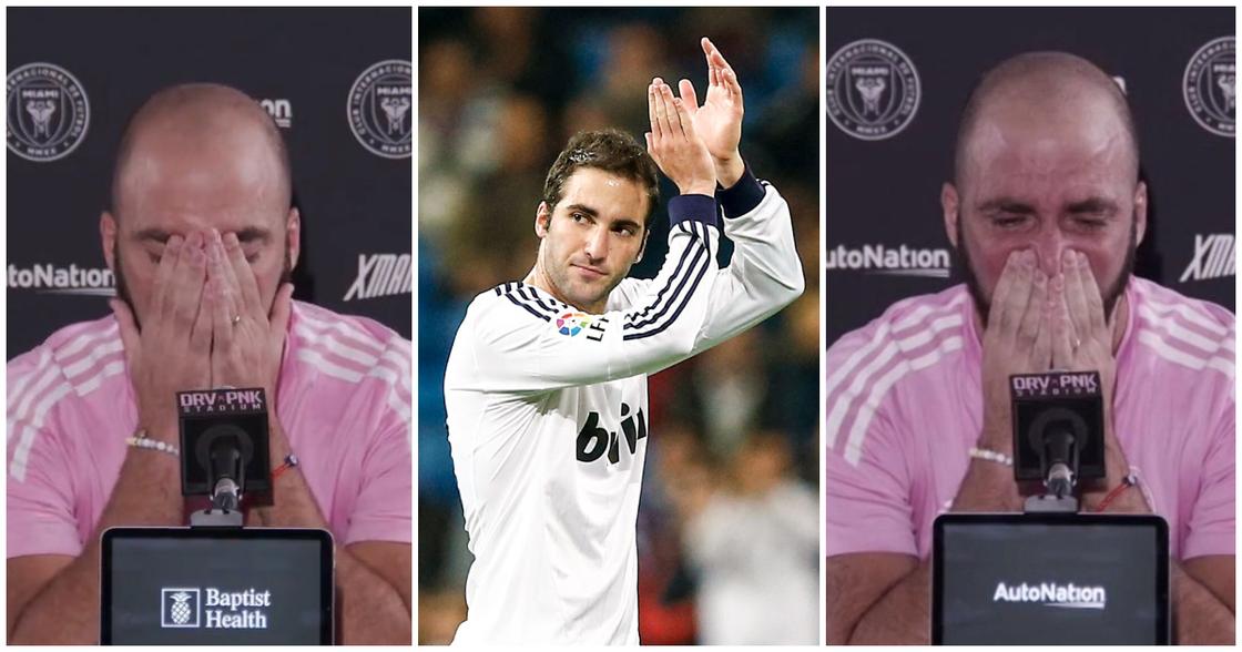 Photos Emerge As Ex Madrid Striker Higuain Breaks Down In ...