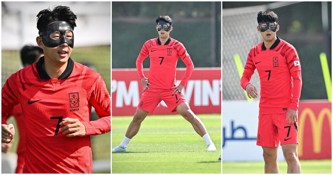 Tottenham ace Son Heung-min spotted wearing a mask as South Korea