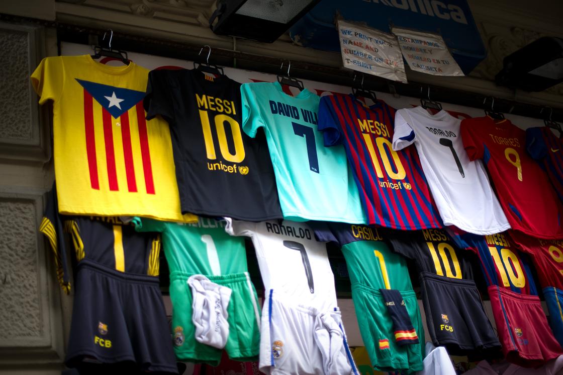 A ranked list of 13 of the best-selling soccer jerseys in the world