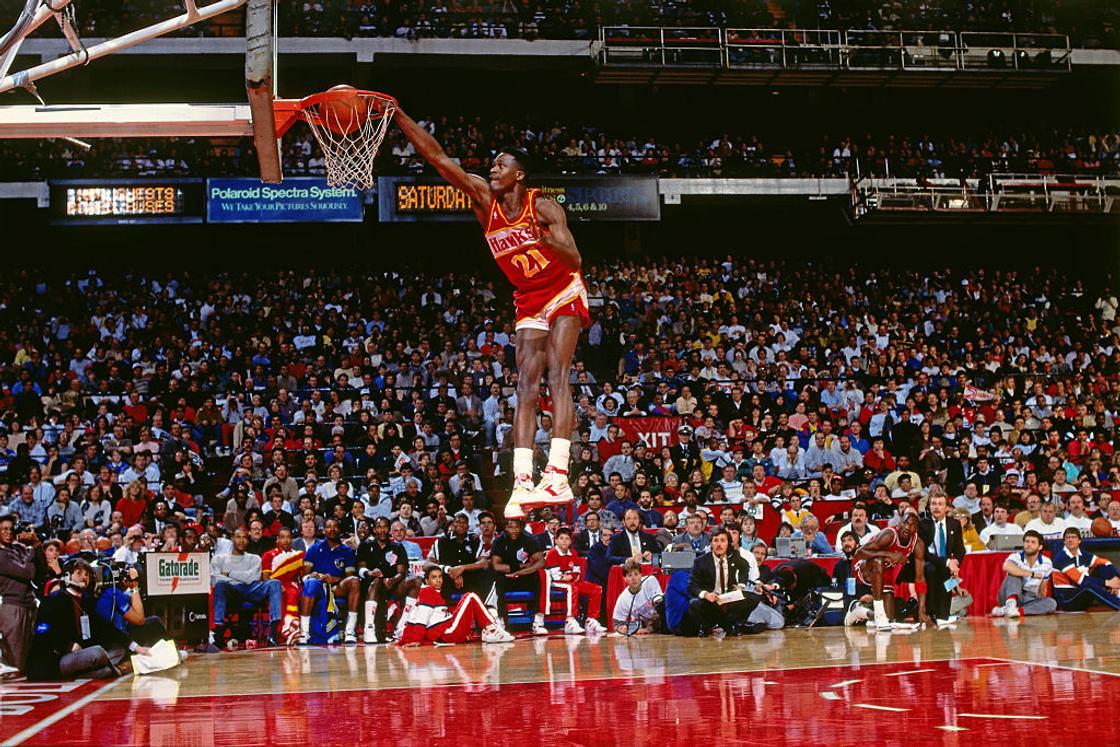 Wilkins won the dunk contest twice in his career.