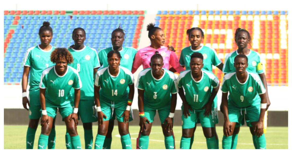 The female national team of Senegal have booked their qualification to the upcoming Women's Africa Cup of Nations. Photo credit: cafonline