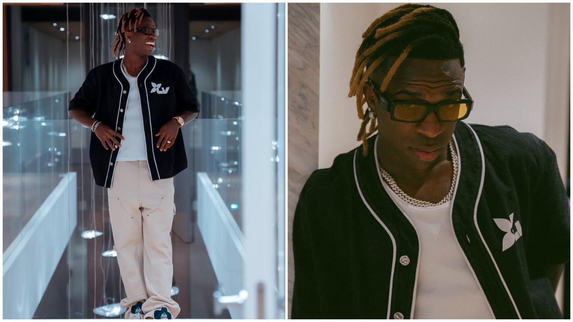 Footballer Fits on X: Vini Jr. rocking Louis Vuitton before