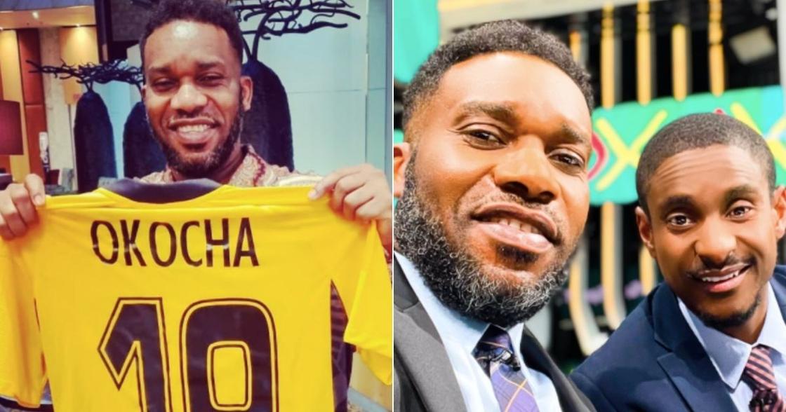 Nigerian Superstar Jay Jay Okocha Still Popular in South Africa, Seen  Posing With Custom Kaizer Chiefs Jersey