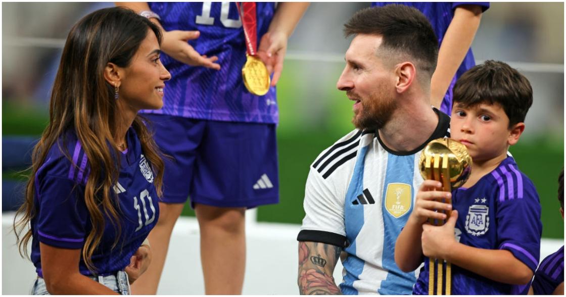 Lionel Messi Wife Antonela Roccuzzo Fetes World Cup in Louis