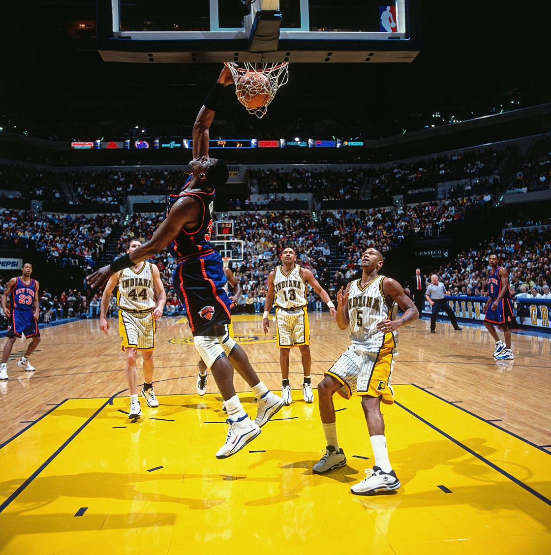 Patrick Ewing was one of the best dunkers in the NBA in the 90s.