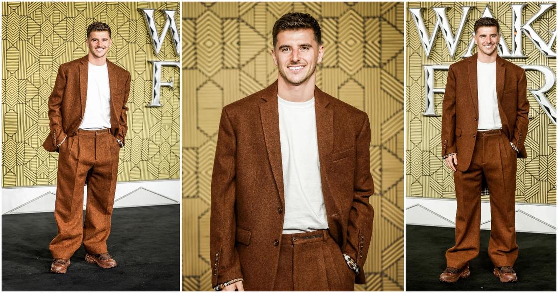 Mason Mount: Chelsea Star Steps Out in Baggy Outfit for Premiere of Black  Panther: Wakanda Forever 