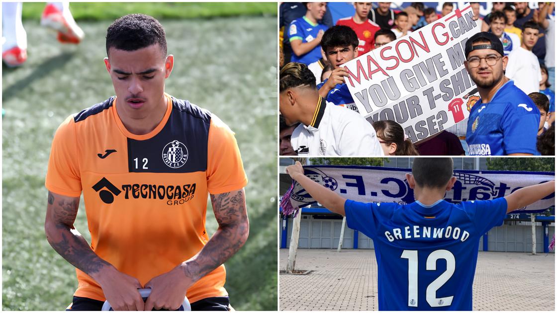 Getafe Fans Welcome Greenwood As He Arrives for Training With New Team