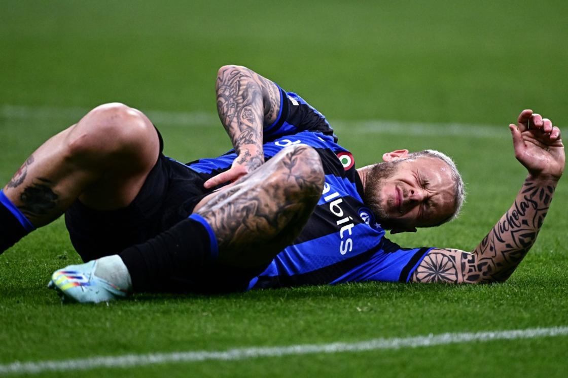 Federico Dimarco was injured playing for Inter against Juventus