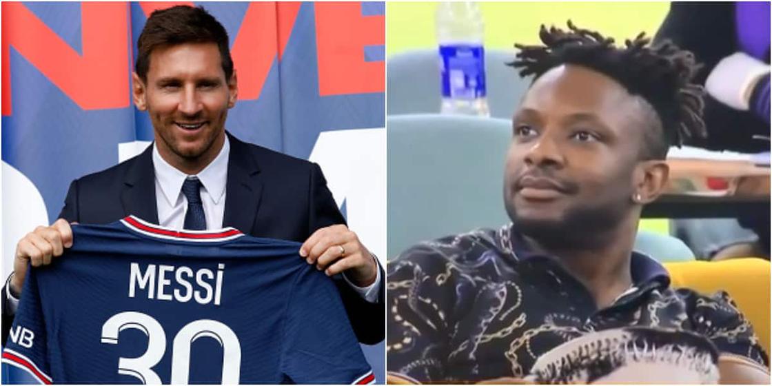 BBN housemate Cross mocked for claiming Messi will retire at Barcelona, has no clue he signed for PSG