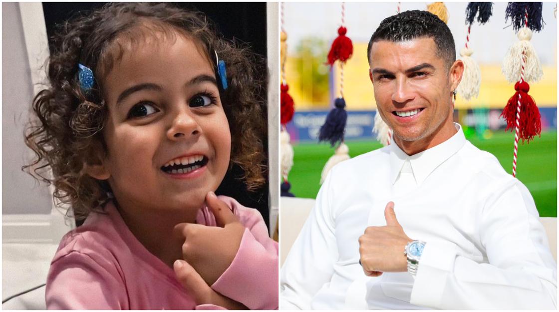 Heartwarming Footage Of Cristiano Ronaldo’s Daughter Speaking Arabic ...