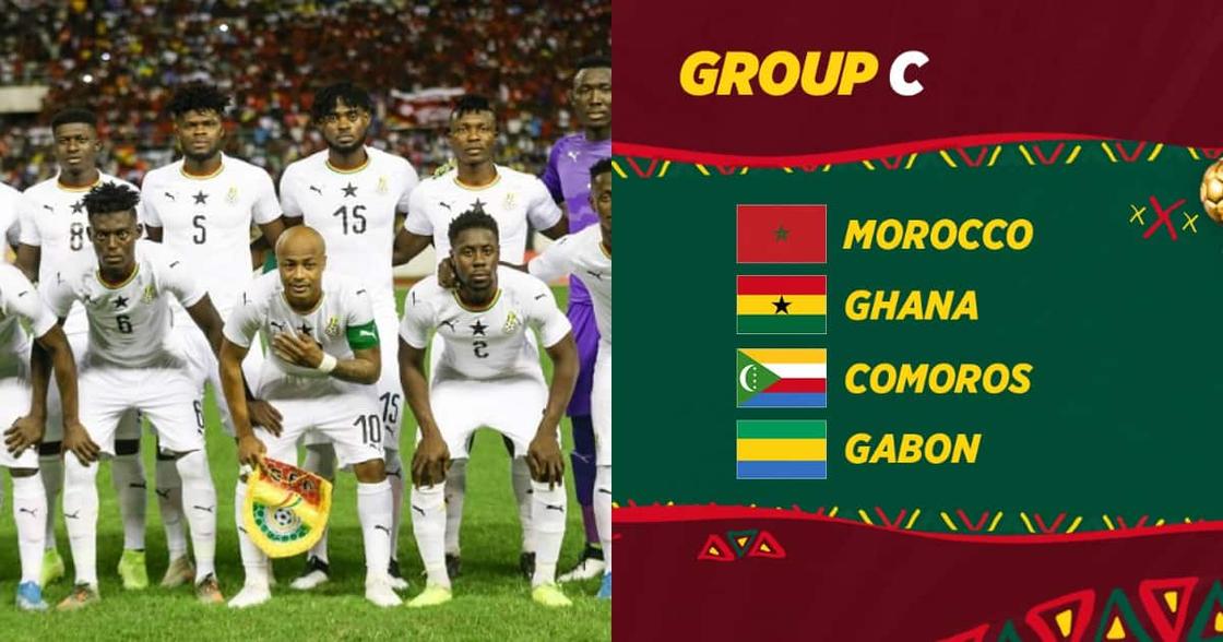 Black Stars draw Morocco, Gabon and Comoros in Group C of AFCON 2021