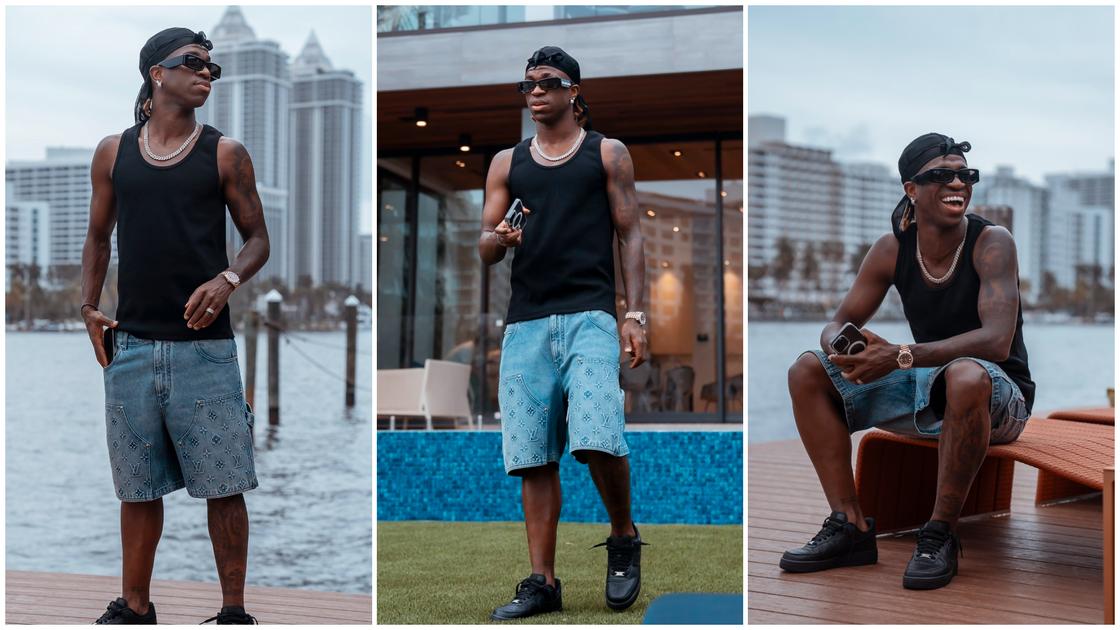 Footballer Fits on X: Vini Jr. rocking Louis Vuitton before