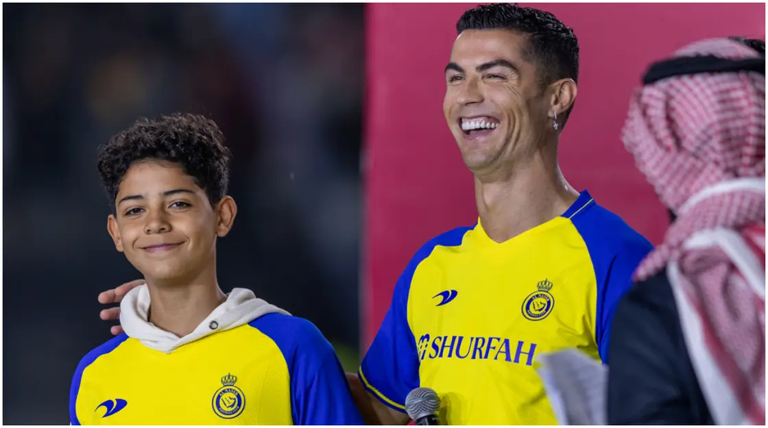 Photo Shows Al Nassr Star Cristiano Ronaldo Chilling in Sauna With Ronaldo  Jr After First Hattrick in Saudi 