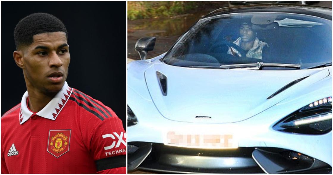 Man Utd Star Rashford Involved in Number Plate Mix-Up for His McLaren ...