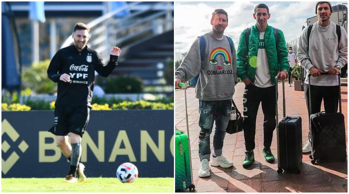 Lionel Messi spotted with £7000 outfit as Argentine legend arrives national  team camp 