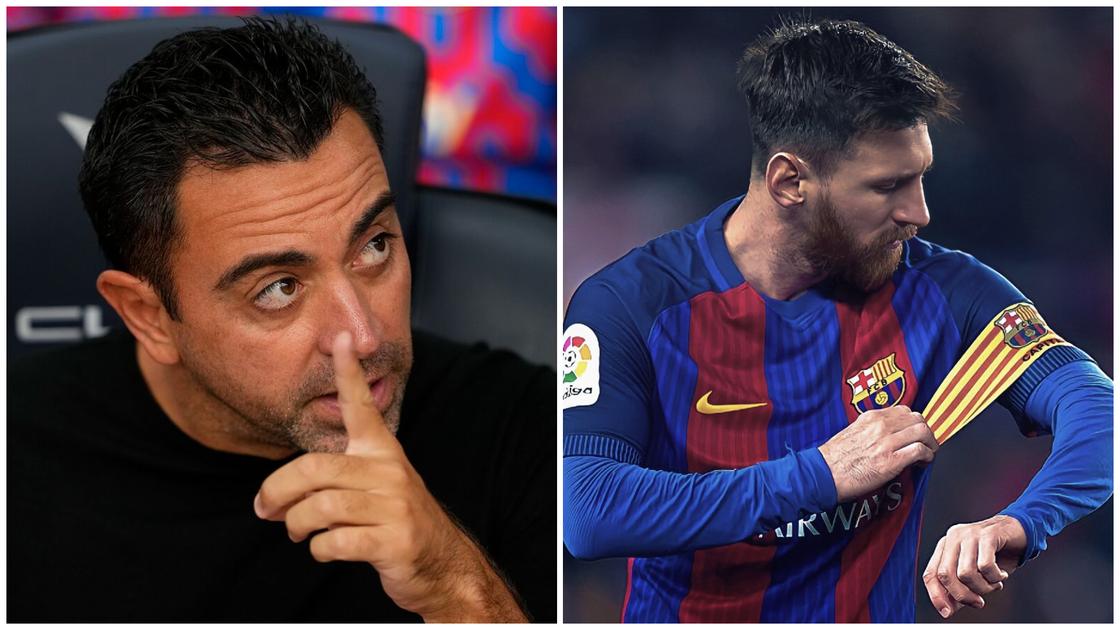 Xavi Reacts to Lionel Messi Snubbing Barcelona for MLS Move ...