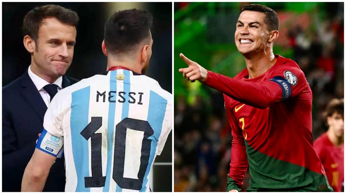 Messi Versus Ronaldo: French President Emmanuel Macron Picks His GOAT ...