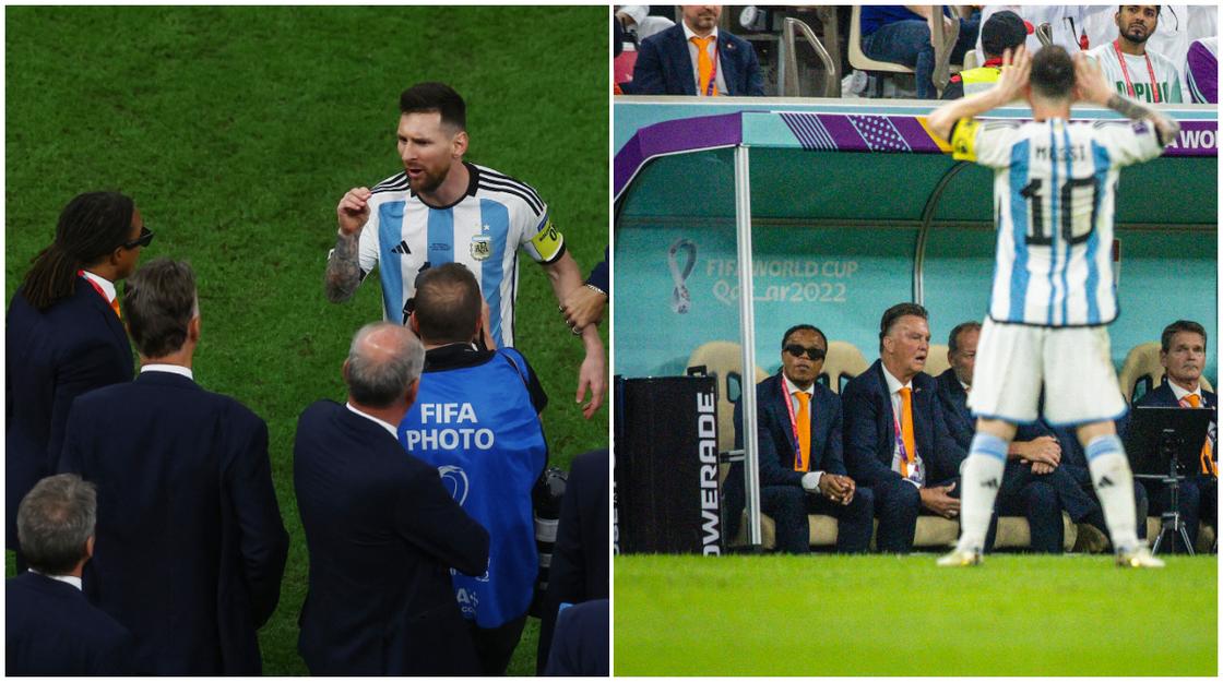 Messi, Louis Van Gaal, altercation, heated, ill-tempered, fight, Argentina, Netherlands, Holland