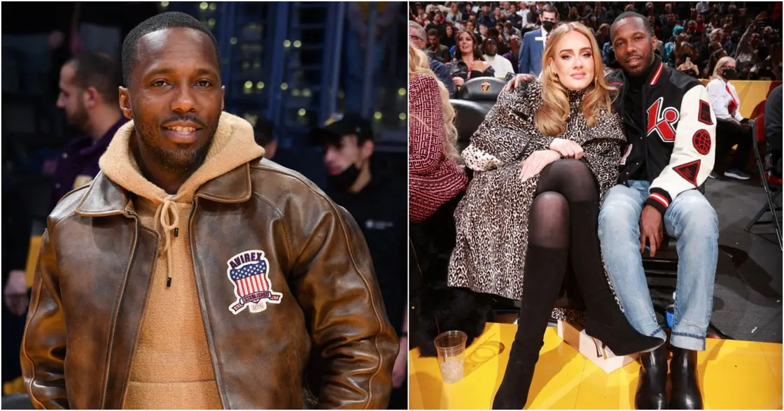 Adele Attended a Lakers Game With Rich Paul in All Leather