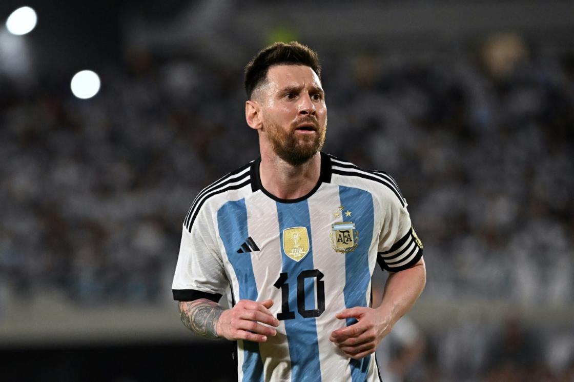 Superstar Lionel Messi donned the blue and white jersey of Argentina for the first time since leading his country to World Cup glory in Qatar