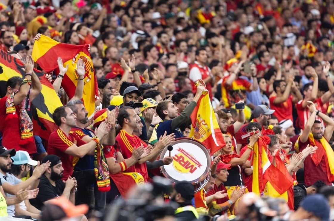 Spain national team fans