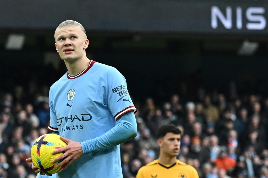 Erling Haaland's hat-trick saw Manchester City beat Wolves 3-0