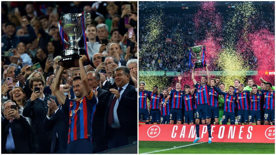 FC Barcelona Wins the Spanish League Championship Editorial Photo - Image  of championship, football: 19613306