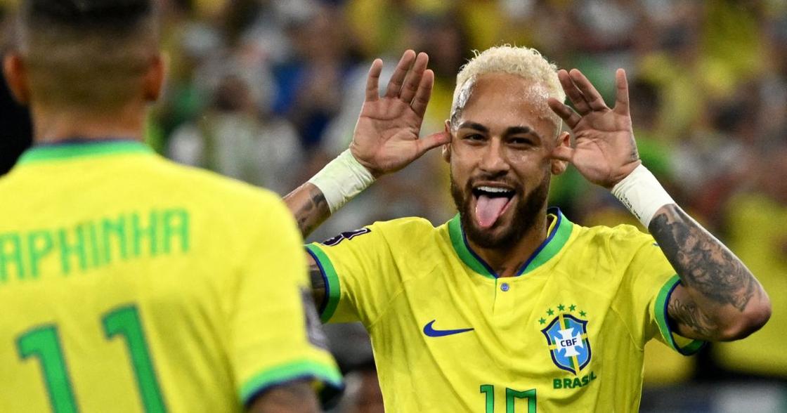 Neymar Equals Legend Pele's Record Of 77 Brazil Goals With World