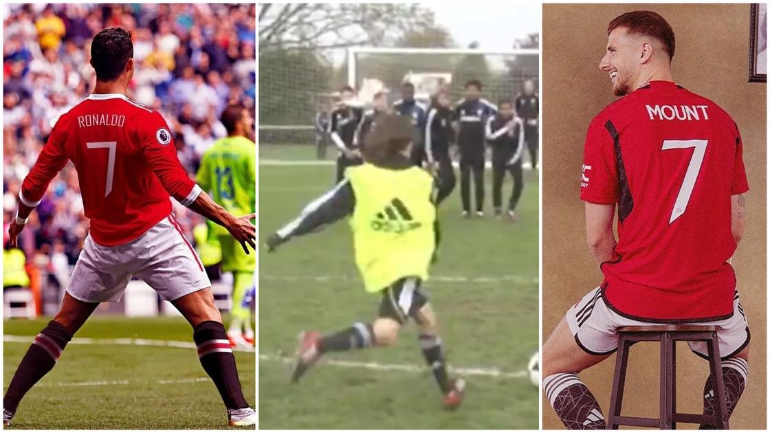 Mason Mount inherits iconic Cristiano Ronaldo shirt number at Manchester  United as famous footage resurfaces