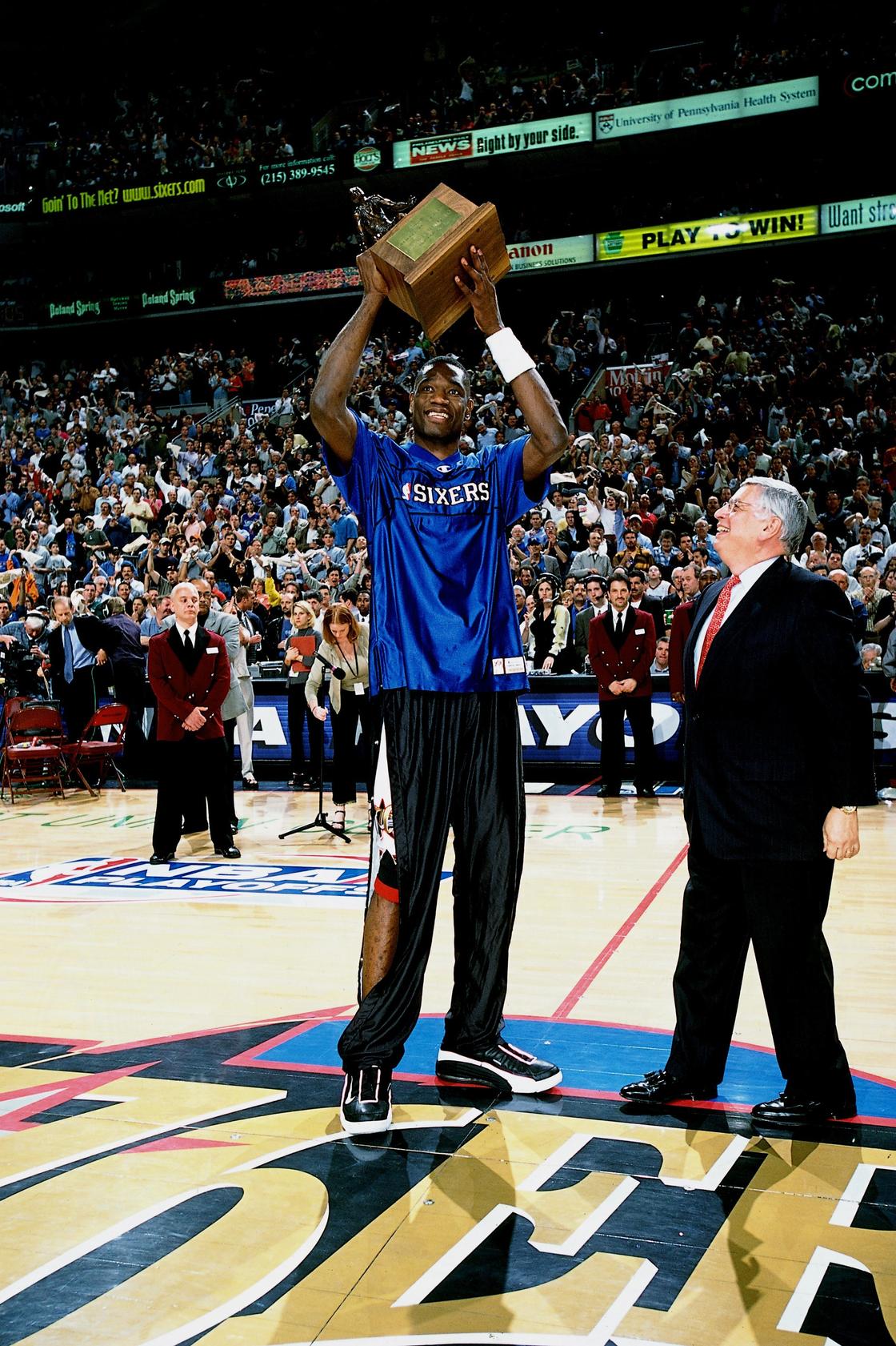 Dikembe Mutombo ranks highest on the NBA defensive player of the year winners list.