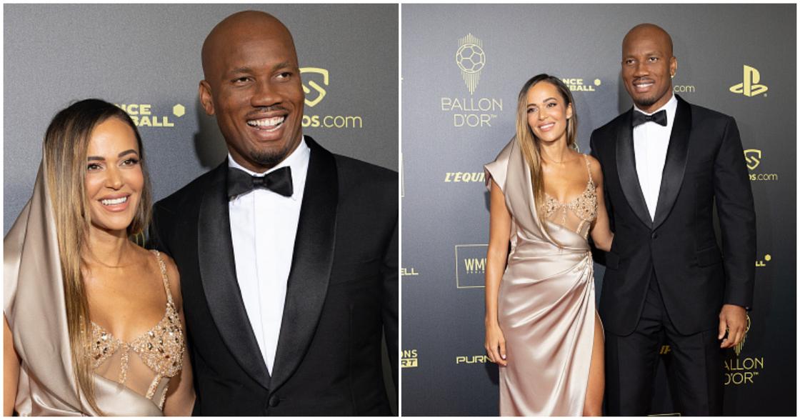 Chelsea legend Didier Drogba brings glam new girlfriend Gabrielle