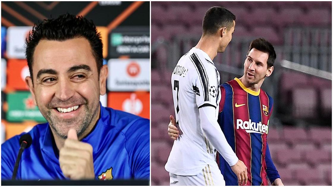 Barcelona boss Xavi explains how Cristiano Ronaldo made Leo Messi 'a better player'