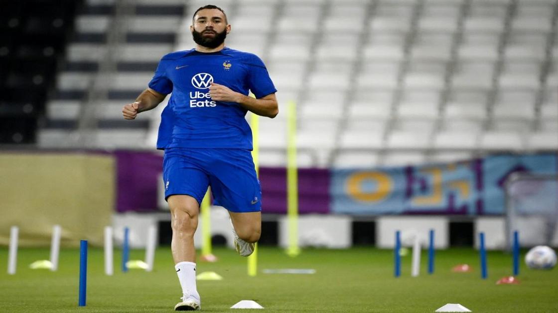 Benzema injured on return to full training for France