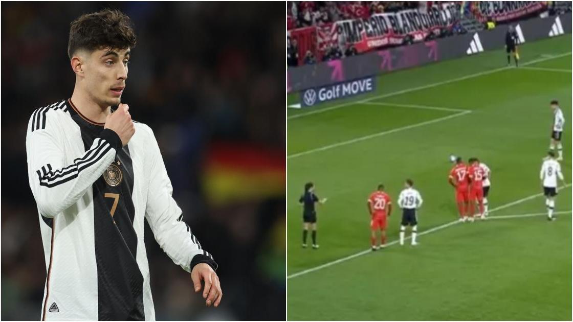 Watch Kai Havertz's penalty rebound get ruled out because of rare football rule