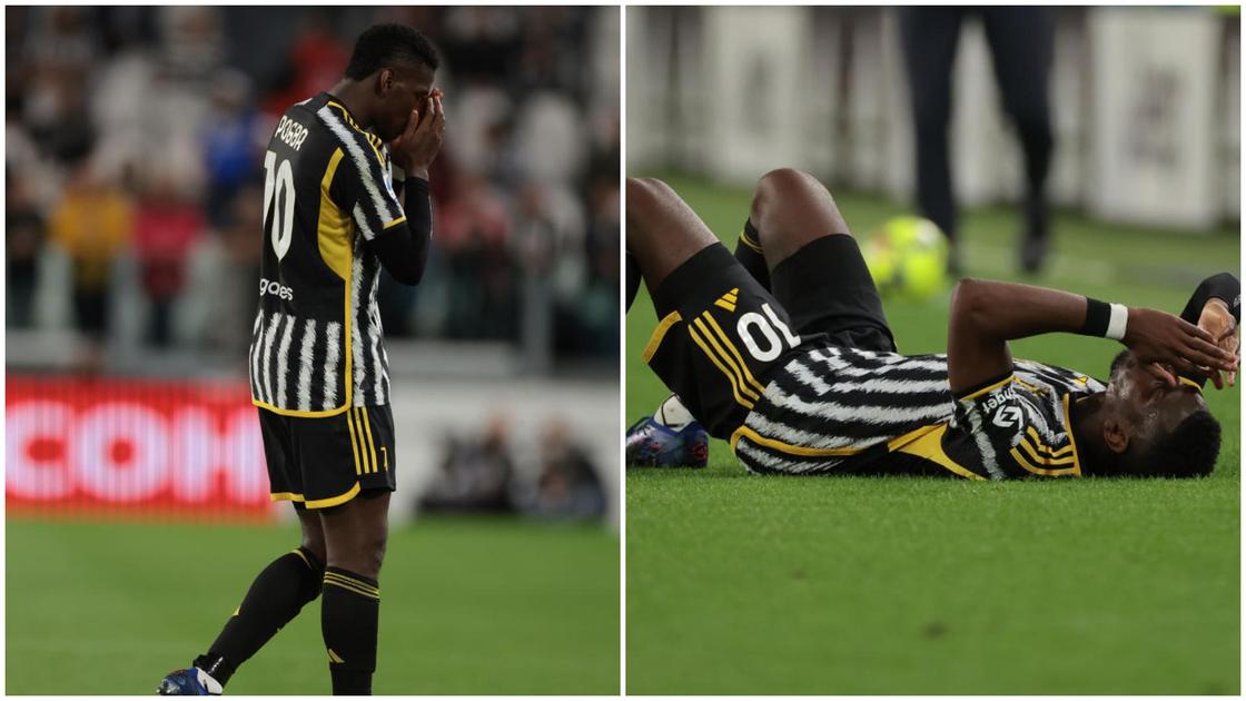 Fans commiserate with teary Pogba after injury just 24 minutes into first Juve start of the season