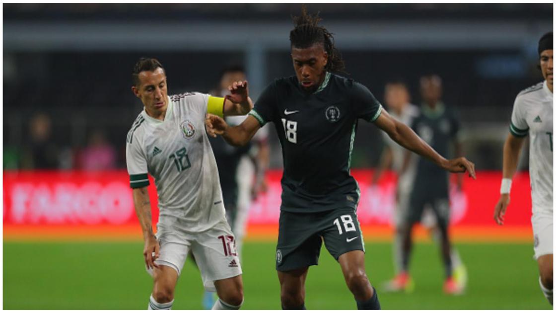 Super Eagles star Alex Iwobi reacts as Mexico defeat Nigeria in friendly match in United States