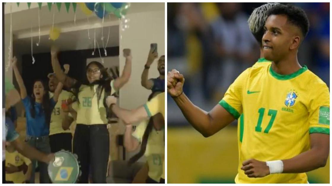 Rodrygo's reaction after being named in Brazil World Cup squad goes viral