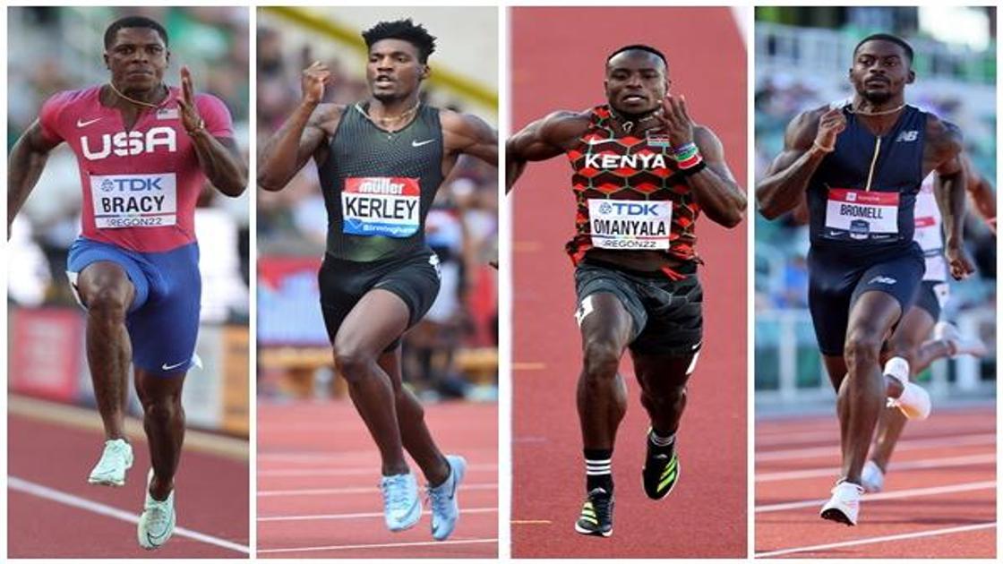 Who are the best men sprinters in the world right now in 2022?