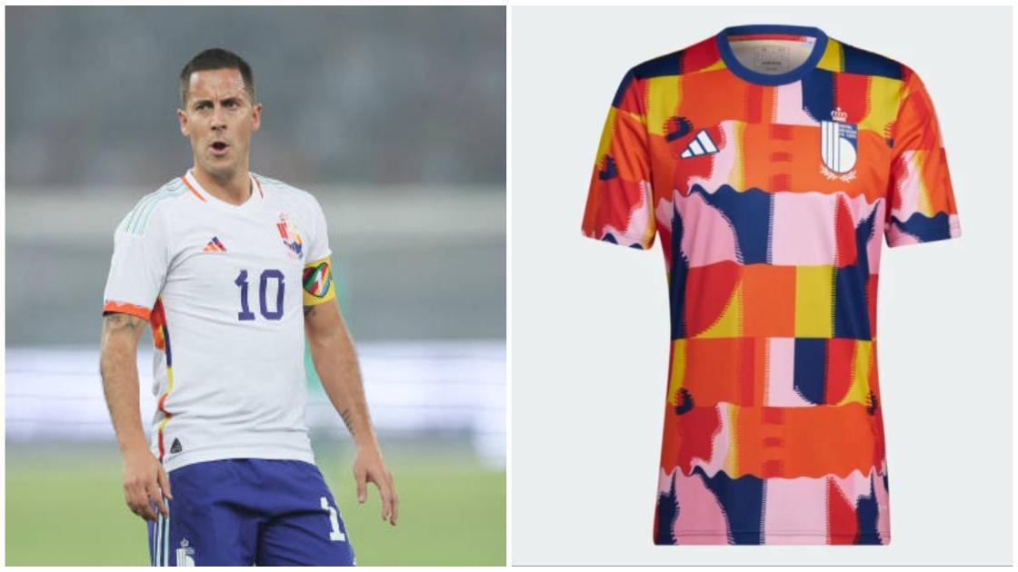 Belgium mocked for having flames on their kit as fans want them kicked out  of World Cup - Daily Star