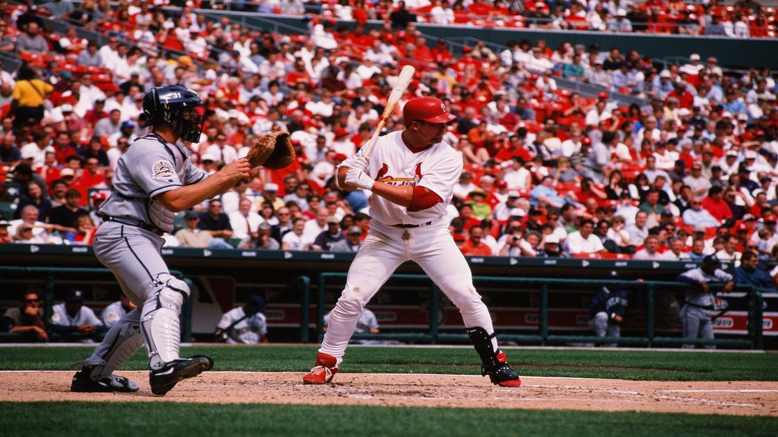 Ozzie Smith Batting by Bettmann