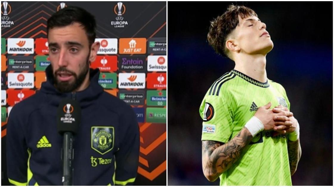 Bruno Fernandes courts controversy with brutal comments about teammate Alejandro Garnacho