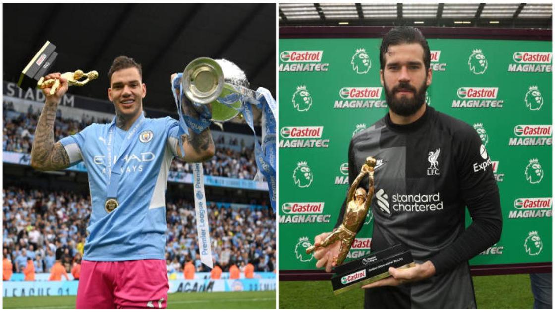 Ederson and Alisson share 2021/22 Golden Glove award